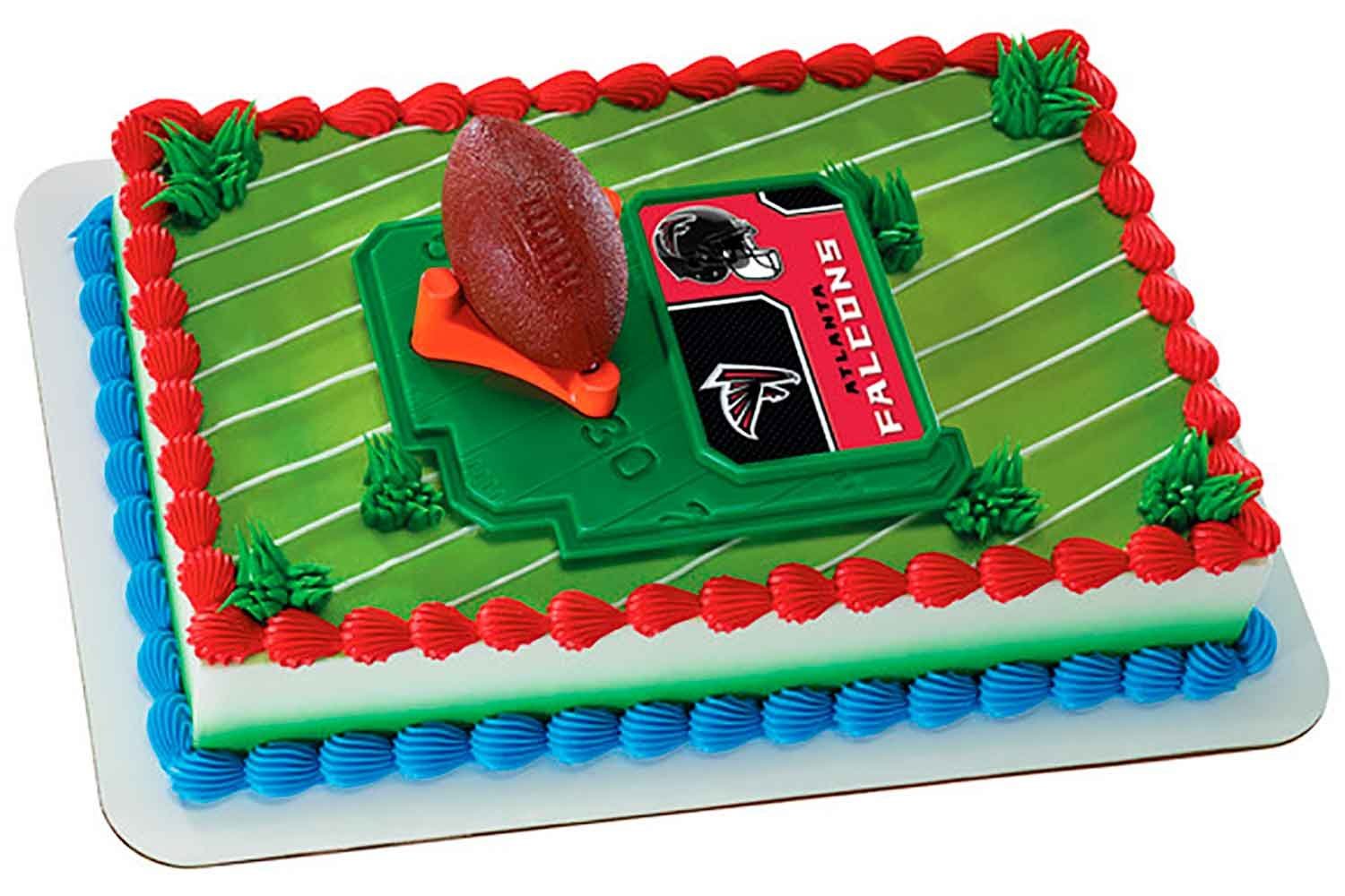 NFL Atlanta Falcons Football With Tee Cake Decorating Kit