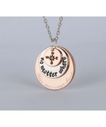 No Matter Where Necklace Long Distance Love Necklace Compass Personalize... - $20.00