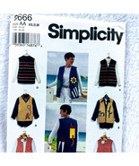 Simplicity 9666 Womens Sleeveless Vest Sewing Pattern Size AA XS, S, M - $10.00