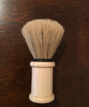 Shaving Brush wood handle - $6.79