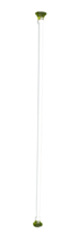 1/2&quot; Diameter Complete Drapery Curtain Rod Set Size 28-48 inches White w... - $11.75
