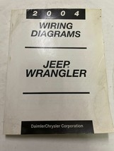 2004 Jeep Wrangler Elektrisch Wiring Diagrams Manuell Etm Ewd OEM Fabrik - $98.95