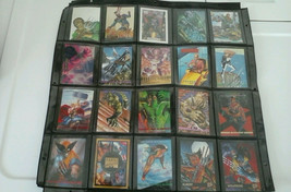 Vintage Marvel cards in wall hanging sleeves - $19.80