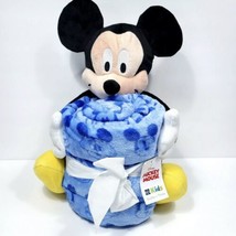 NWT Disney Mickey Mouse Fleece Throw Blanket 50” x 60” Plush Buddy Kids - $25.00