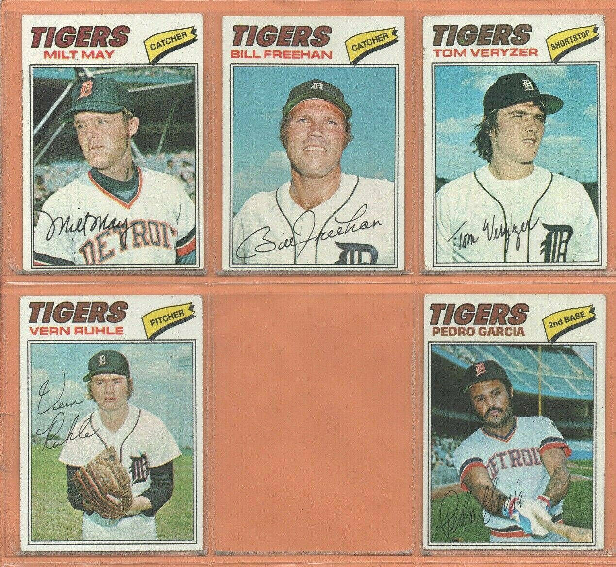 1976 1977 1978 Topps Detroit Tigers Team Lot Jack Morris RC Bill ...