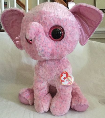 pink elephant beanie baby