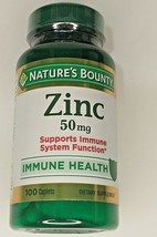 Nature's Bounty Zinc 50 mg Caplets 100 Each - $2.22