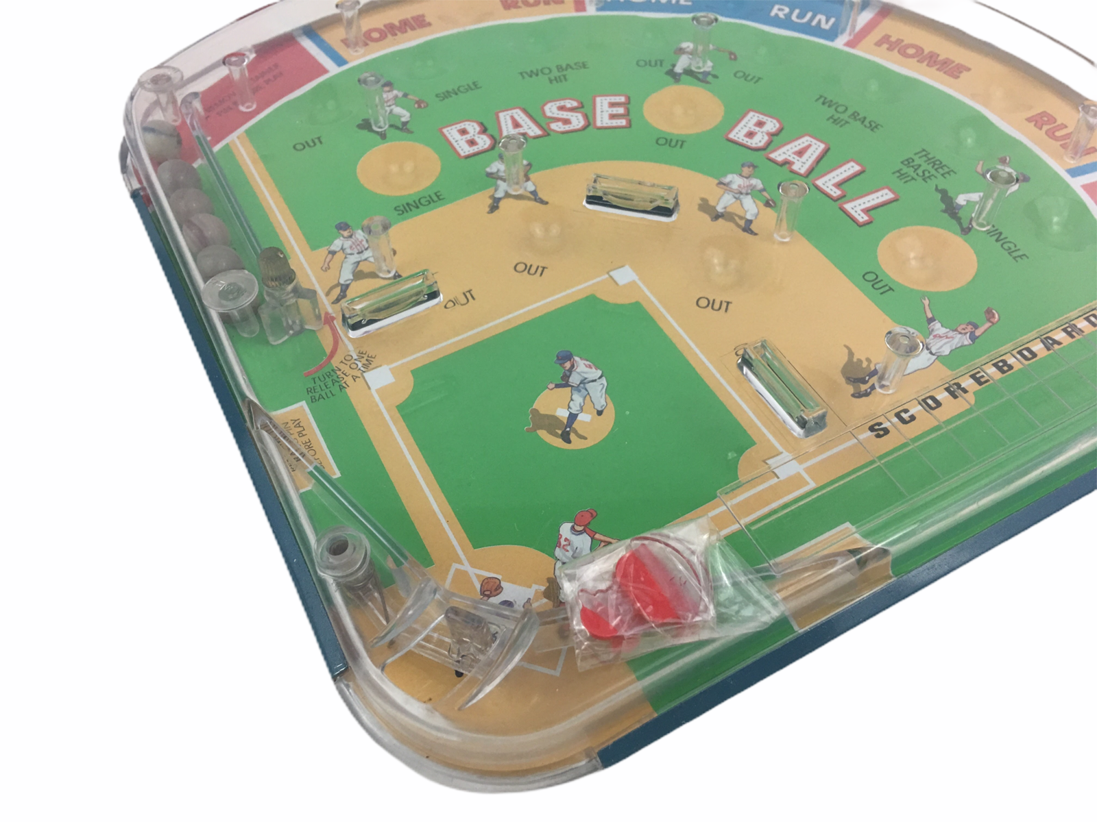 Schylling Baseball Pinball Portable Tabletop Game BPL Other