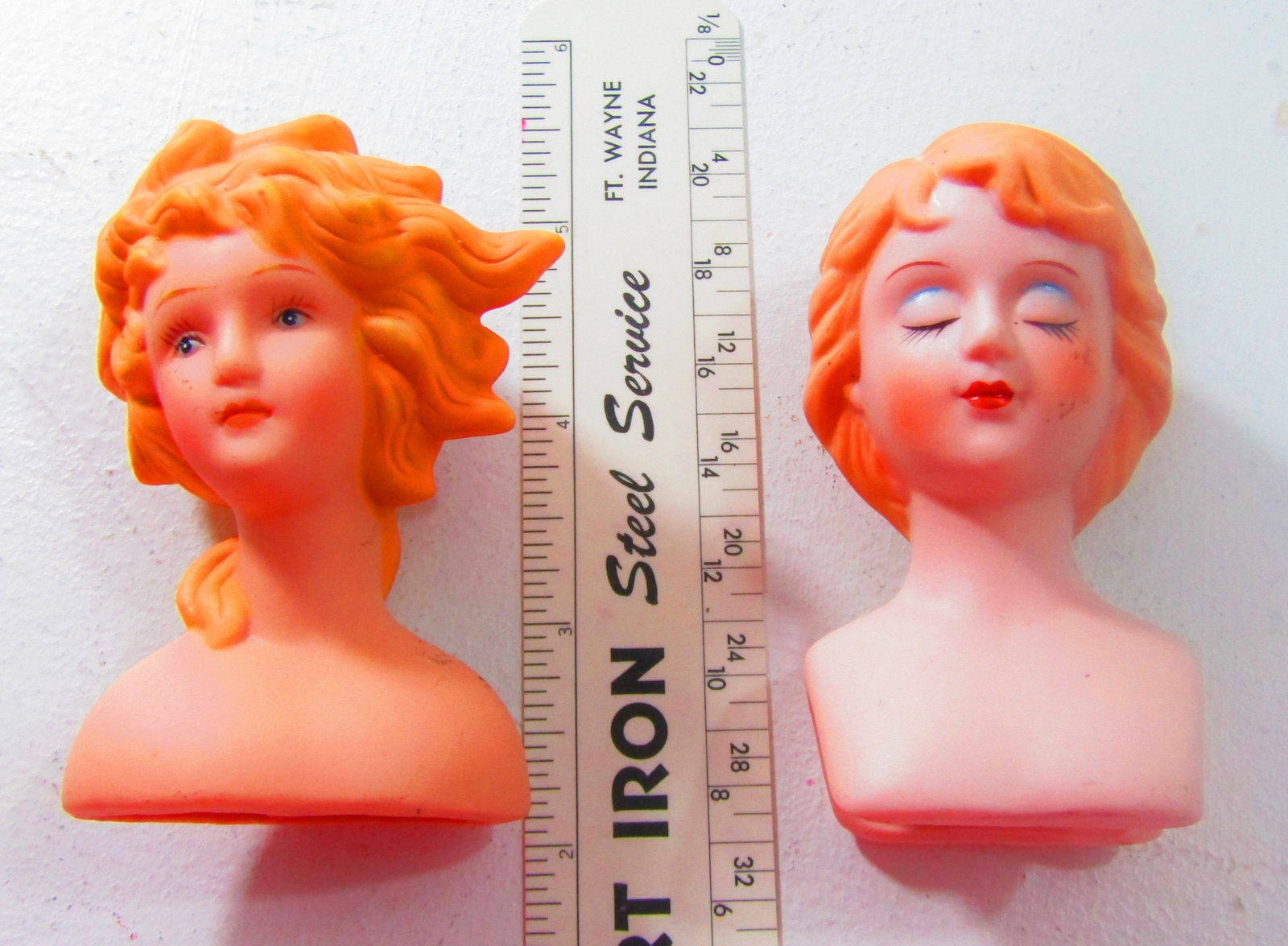 porcelain doll head and hands set