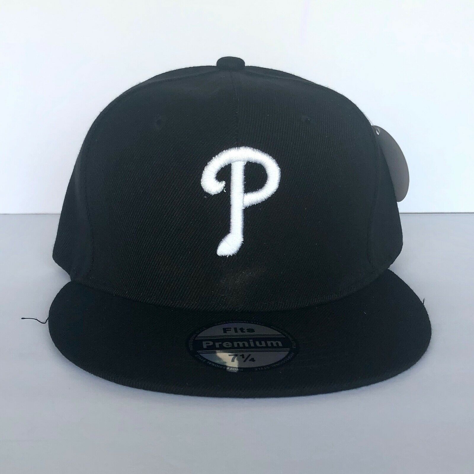 NEW Mens Philadelphia Phillies Baseball Cap Fitted Hat Multi Size Black ...