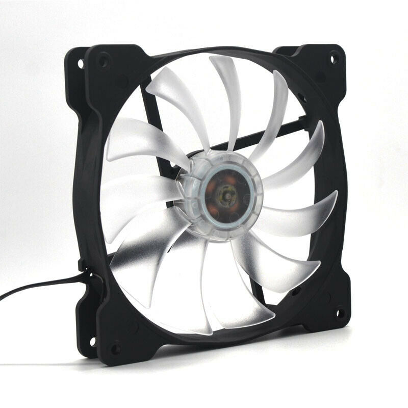 140mm led fan A1425L12S-2-L silent cooling fan 140*25mm 12VDC 0.30A ...