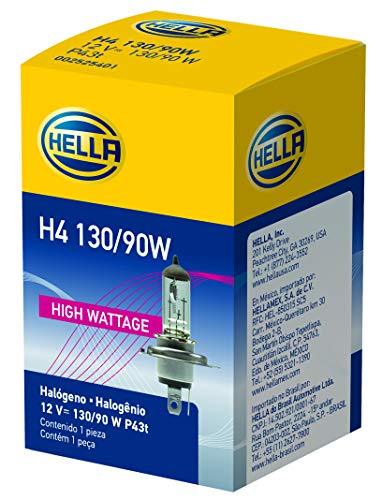 HELLA H4 130/90W High Wattage Bulb, 12V - Light Bulbs