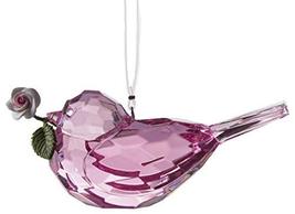 Gnz Crystal Expressions 3 Inch Rose Bird Ornament/Sun Catcher (Dk-Pink) - $7.43