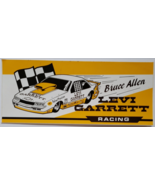 Vintage Bruce Allen Levi Garrett Racing 8-1/2&quot; x 3-1/2&quot; Bumper Sticker NOS - $5.95