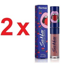 Flormar Cherry Silk Matt Liquid Lipstick 4.5 ml Long Lasting 2 X № 35 - $19.40