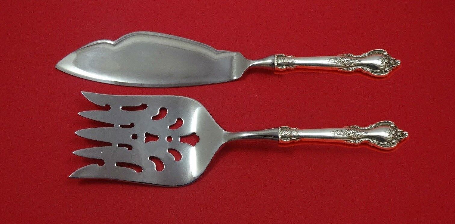 Delacourt by Lunt Sterling Silver Fish Serving Set 2 Piece Custom Made HHWS - $147.51