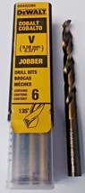 Dewalt DD4422B6 Letter V Cobalt Jobber Drill Bits 6 Pack Germany - $23.76