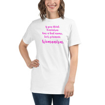 Feminist Unisex Organic T-Shirt Eco Friendly Men and Women Sustainable - $31.68+