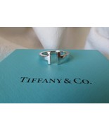 Tiffany &amp; Co. Sterling Silver T Square Band Ring Size 6.5~B &amp; P EUC Ret.... - $265.00