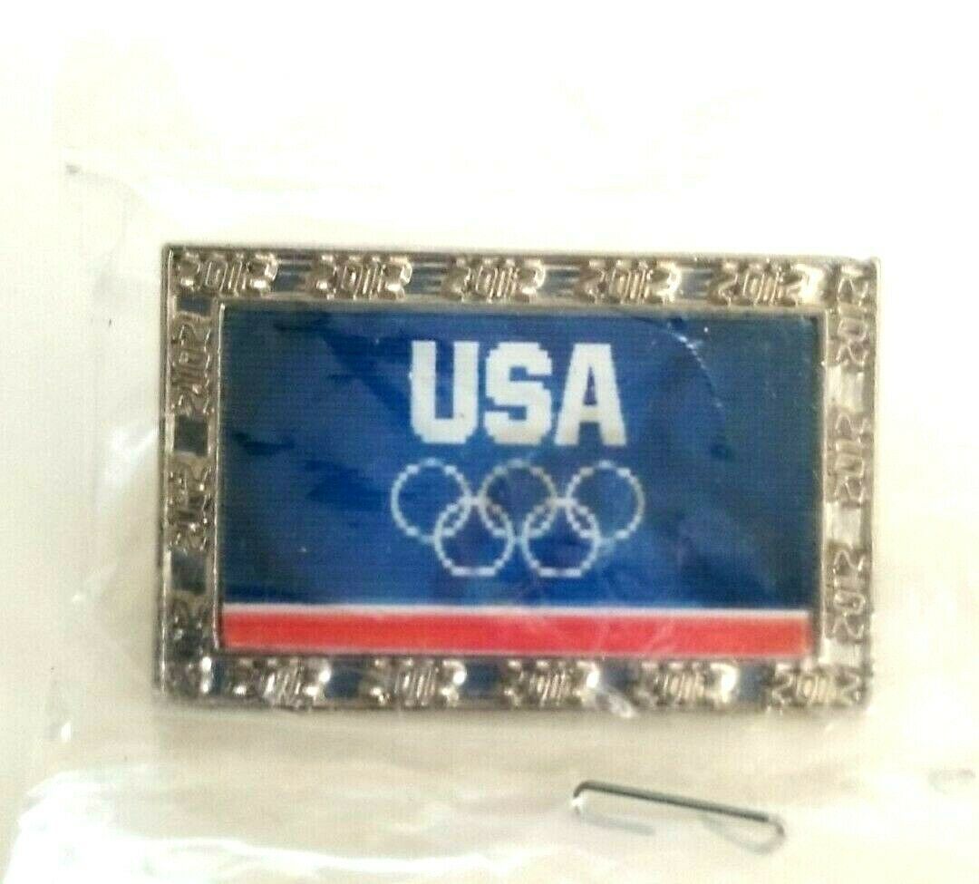 Primary image for Collectible Lapel Pin - 2012 Holographic Image AT&T Logo Team USA Olympic Rings