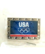 Collectible Lapel Pin - 2012 Holographic Image AT&amp;T Logo Team USA Olympi... - $15.60