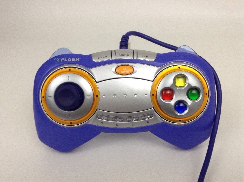 Vtech V.Flash Electronic Game Learning System Controller V Flash ...