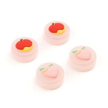 Apple and Peach Fruit Silicone Joystick Thumb for Nintendo Switch/Lite 4pack - $9.89
