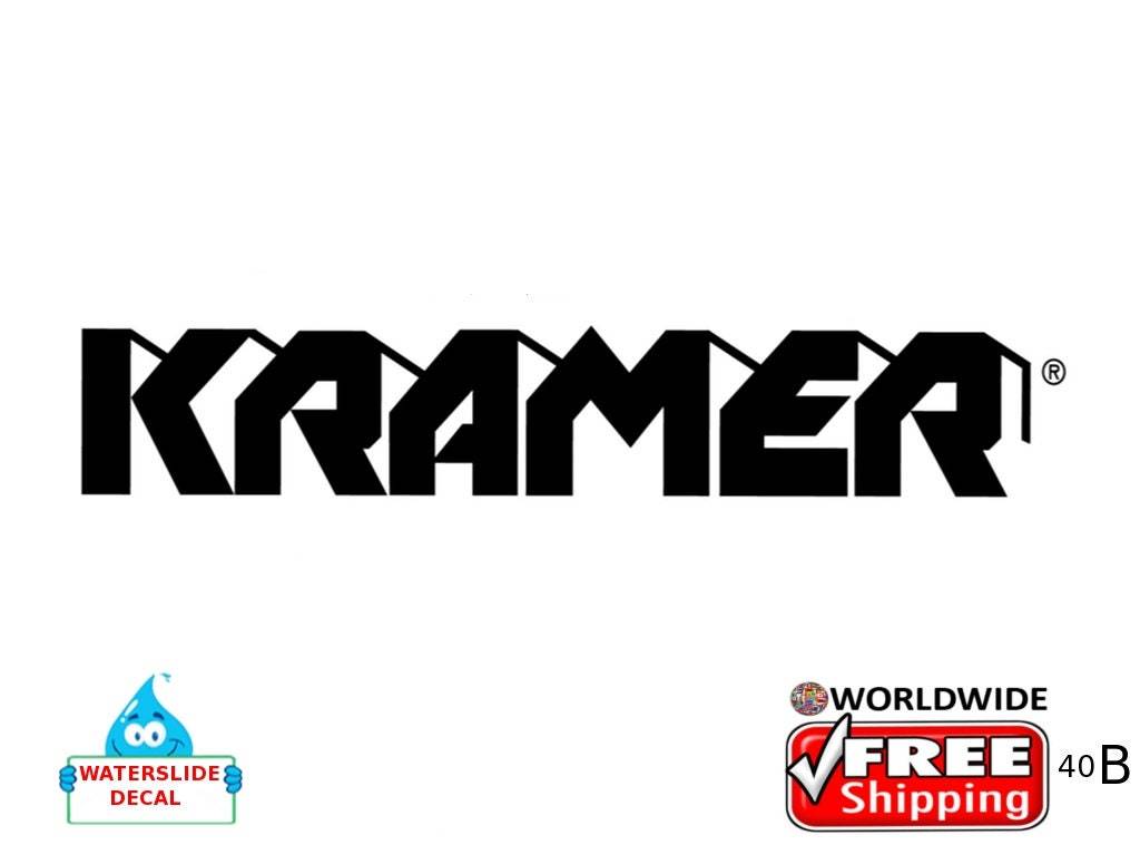 Kramer Guitar Decal Headstock Restoration Waterslide Decal 40b Other Vintage Guitars