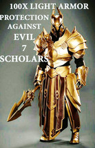 100x 7 Scholars Light Armor Protection Against Evil Powers Gifts High Ermagick - $39.91