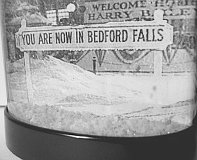 Bedford falls snow globe
