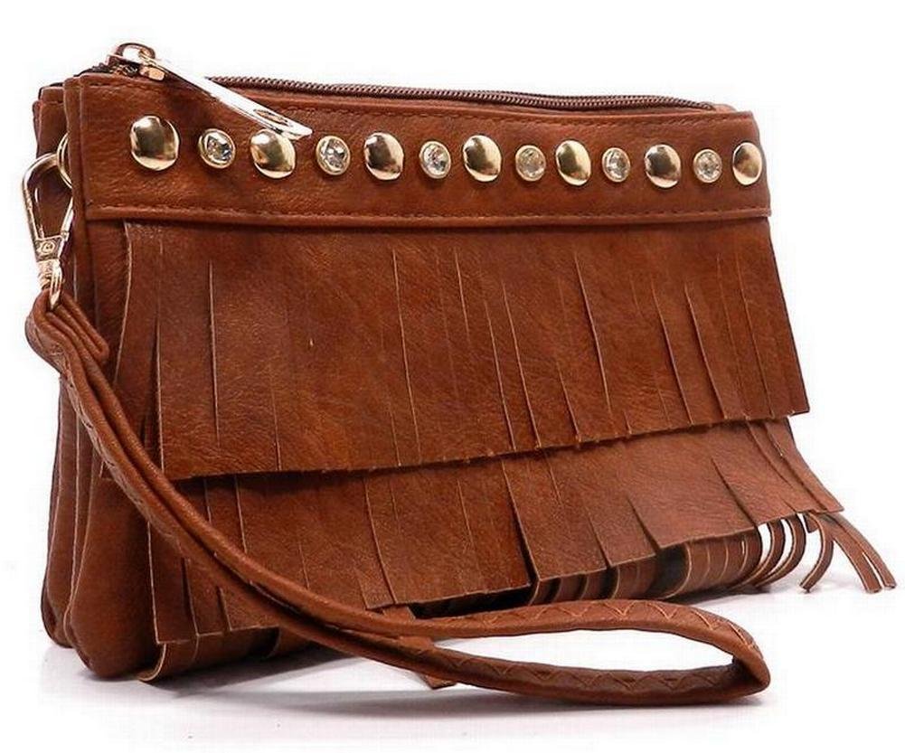 small fringe crossbody bag