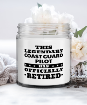 Retired Coast Guard Pilot Candle - This Legendary Has Officially - Funny... - $19.95