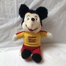 Vintage Mickey Mouse Power Knickerbocker Plush Disney - $19.79