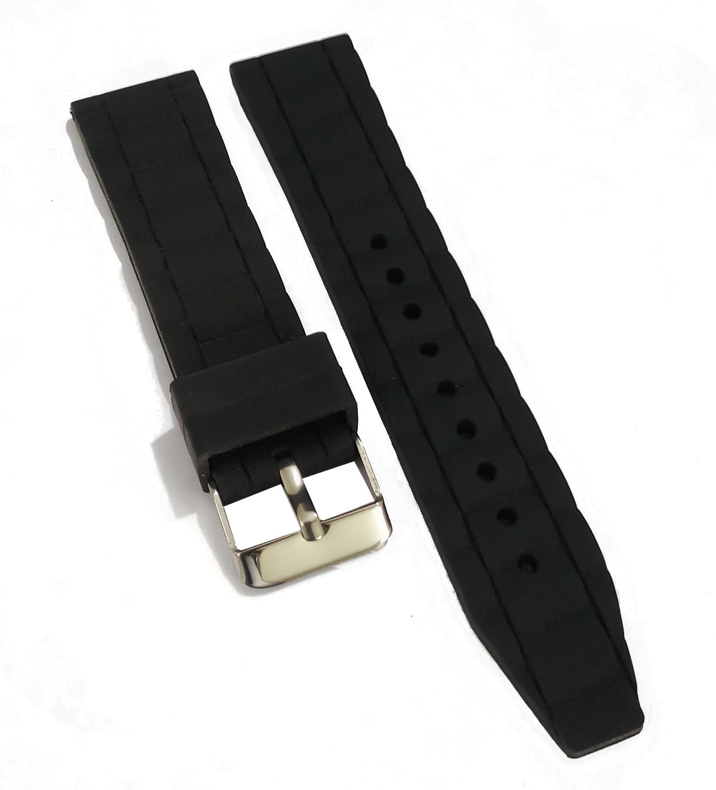 22mm Silicone Rubber Watch Band Strap Fits U600 S041341 HST SKYHAWK