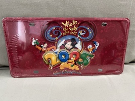 Walt Disney World 2005 Where the Party Never Ends License Plate Tag NEW RETIRED image 1