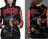 Razor evil invaders hoodie fullprint zipper women thumb155 crop