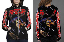Razor evil invaders hoodie fullprint zipper women thumb200