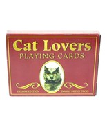 Cat Lovers Playing Cards Deluxe Edition Double Bridge Decks US Game Syst... - $19.75