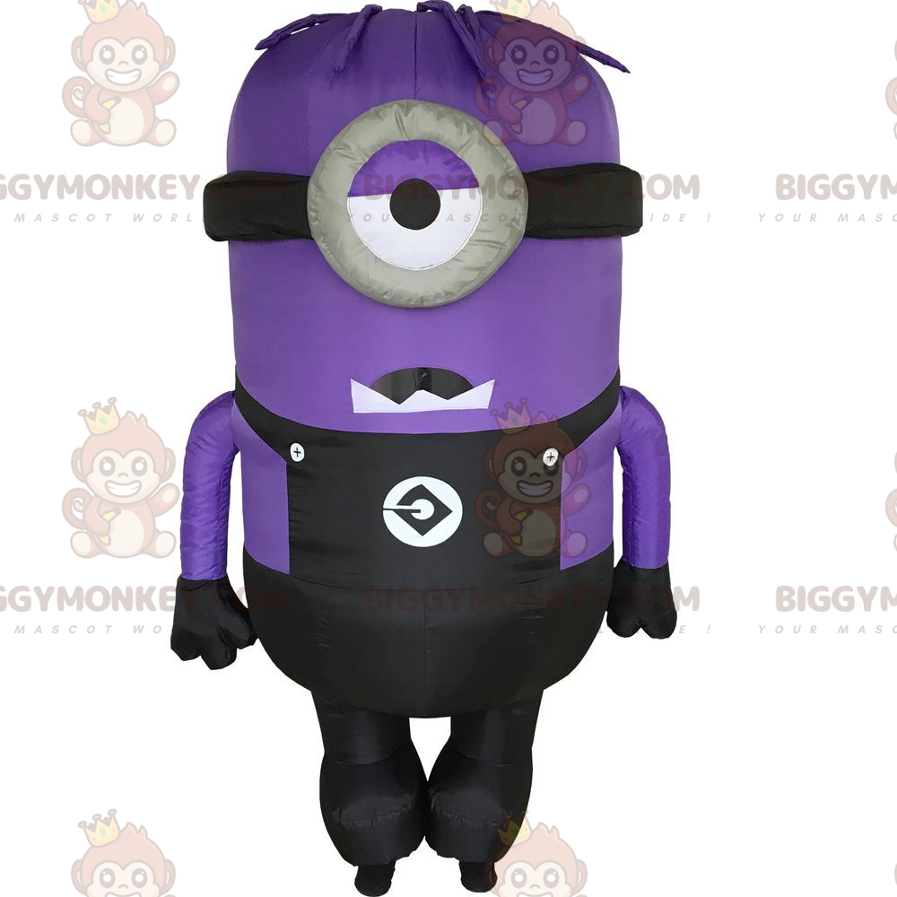 Despicable Me Purple Minions Inflatable BIGGYMONKEY™ Mascot Costume