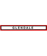 GLENDALE SIGN for American Flyer FLYERVILLE MINI-CRAFT Parts - $10.07