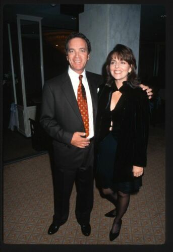 1995 KEN CORDAY & WIFE Candid Original 35mm Slide Transparency TV ...