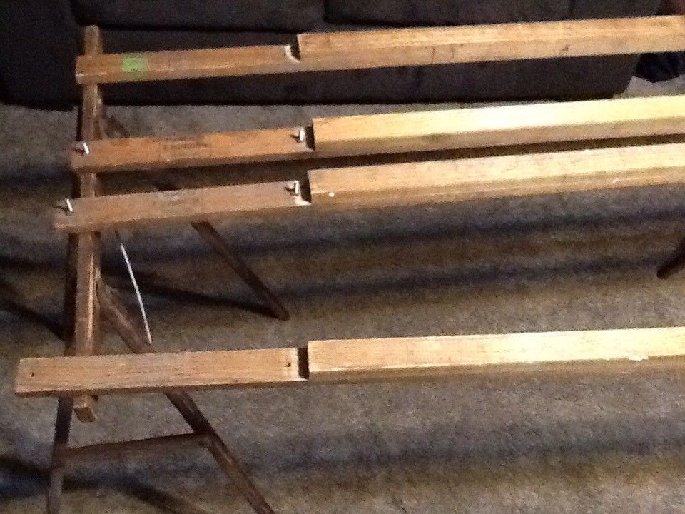 Primitive Antique All Wood Quilting Quilt Needlework Frame vintage