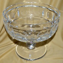 Antique Early 20th Century Sevres France Heavy Clear Crystal Compote Fru... - $247.50