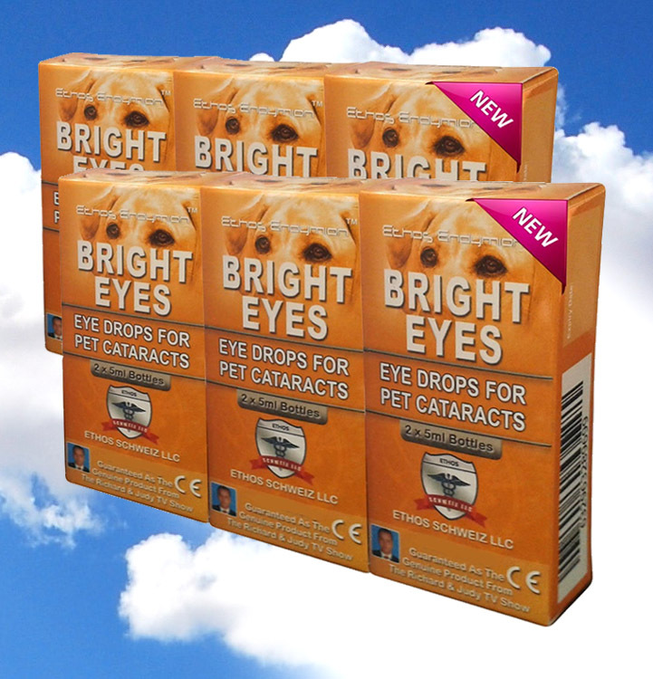 Ethos Bright Eyes Cataract NAcetylCarnosine Eye Drops For Dogs and Pets 60ml Vitamins