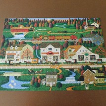 Yankee Wink Hollow Charles Wysocki Americana 500 piece Jigsaw Puzzle 21x15 USA  - $9.75