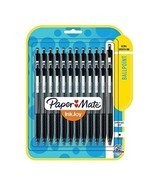 Black Retractable Ballpoint Pens 24 Count Quality Medium Tip Home Office... - $15.72