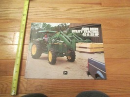 John Deere Tractors Utility 45 & 55 HP Vintage Dealer sales brochure - $13.99