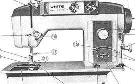 White 940 manual sewing machine - $11.99