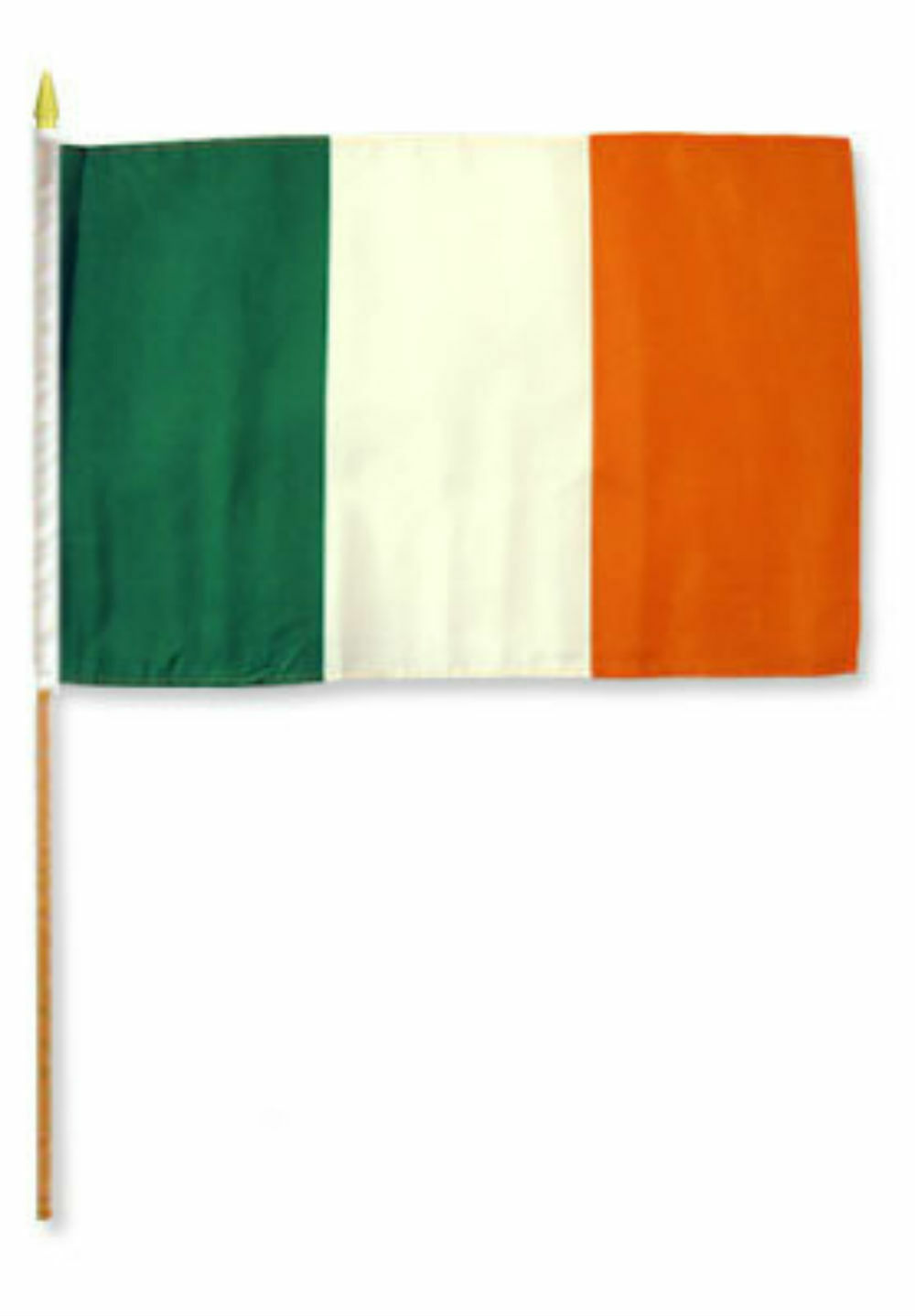 Primary image for 12x18 12"x18" Ireland Irish Stick Flag wood staff St Patricks Day 24" Stick