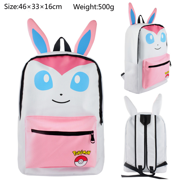 Pokemon Go Backpack For School Back to School Bag Sylveon Shoulder